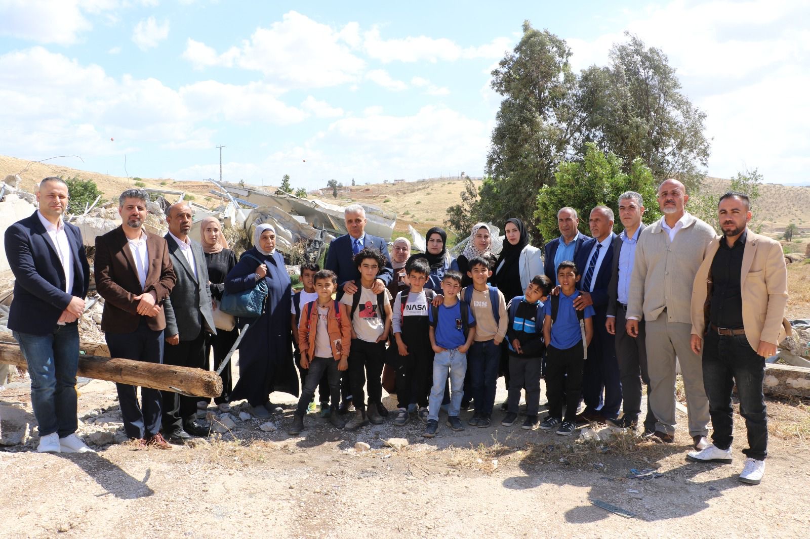 جولة مناصرة لمدرسة المالح في طوباس